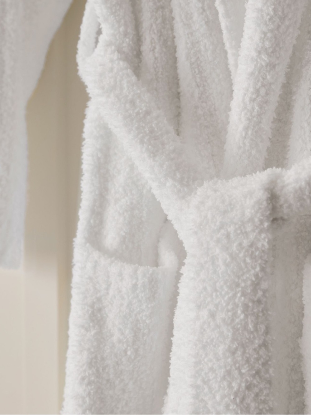 The pottery barn cozy ribbed robe